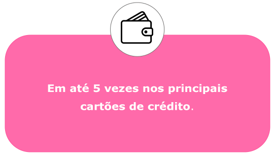 Card sobre parcelamento no cartão