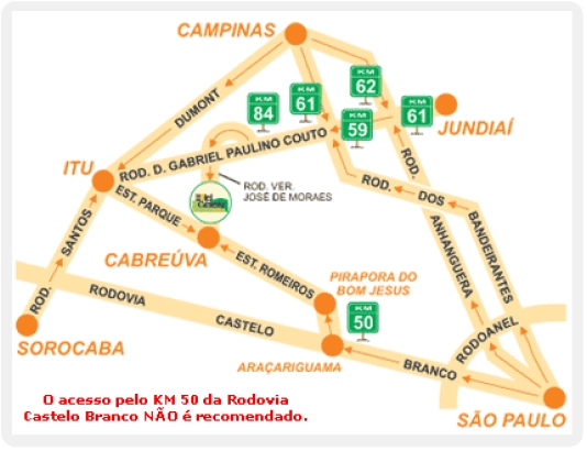 Mapa do Hotel
