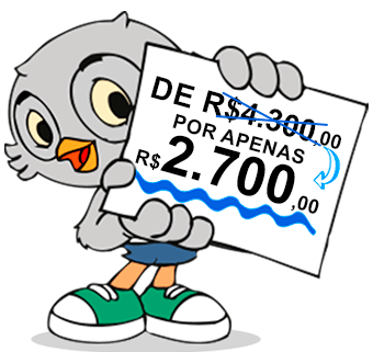 Caboré mostrando preço