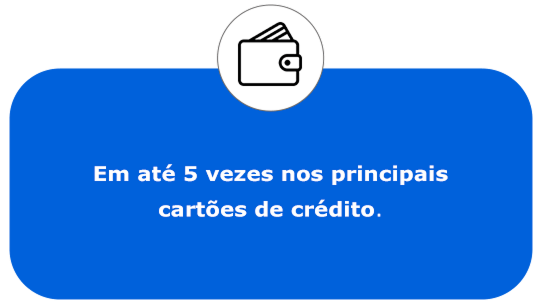 Card sobre parcelamento no cartão